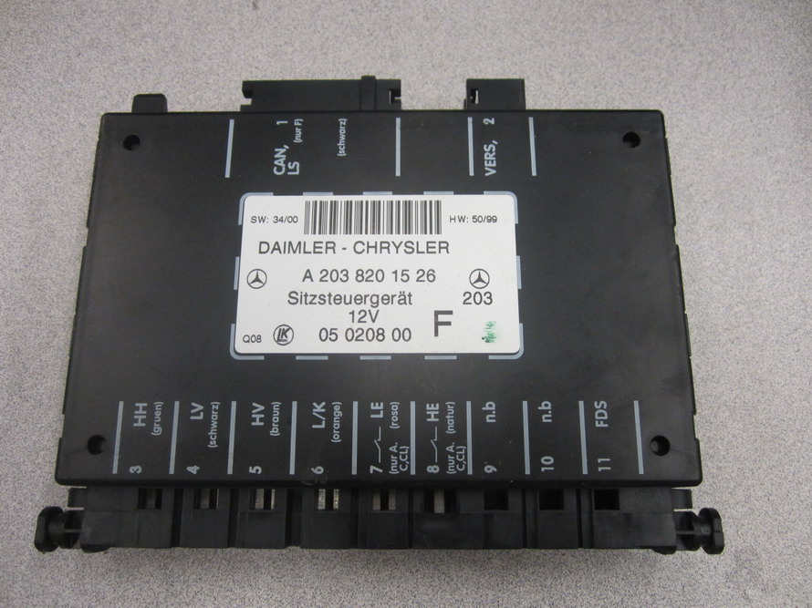 Mercedes Benz Seat Control 2038201526 Used Auto Parts Mercedes